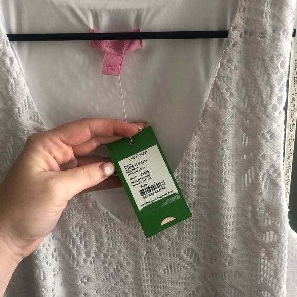 Lilly Pulitzer Aster white lace maxi - Picture 3 of 4